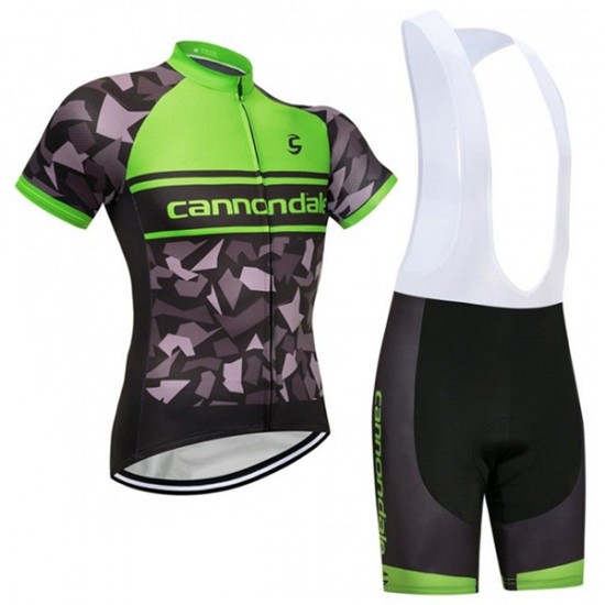 2018 Cannondale Fahrradbekleidung Satz Fahrradtrikot Kurzarm Trikot und Kurz Trägerhose WK30B